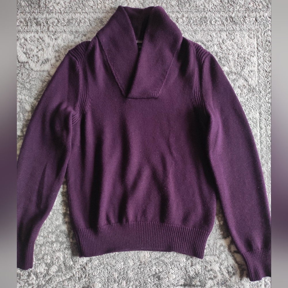 Banana Republic Purple Cowl Neck Sweater